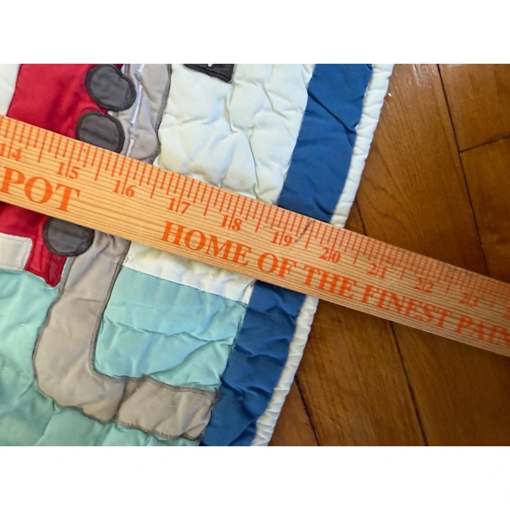 The Land of Nod Crate &‎ Barrel Transportation Twin Size Quilt PillowCase